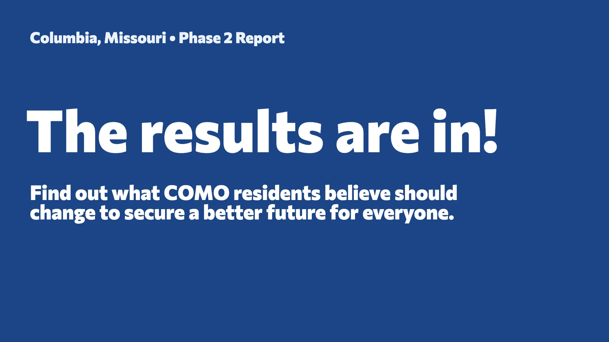 Columbia Missouri — page 1